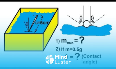 Physics 33 1 Surface Tension 2 of 12 The Floating Needle