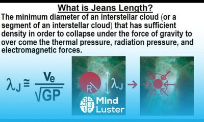 Astrophysics Ch 2 Star Equilibrium 3 of TBD What is Jeans Length