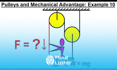 Physics Ch 5 5 Pulley s and Mechanical Advantage 10 of 10 Example 10