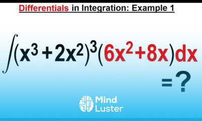 Calculus 2 Ch 1 5 Differentials in Integration 2 of 10 Example 1
