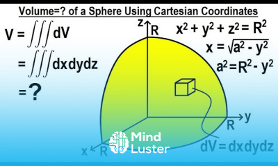Learn Calculus 3 Ch 13 1 Triple Integrals 3 of TBD Volume of a Sphere ...