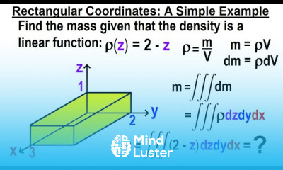 Calculus 3 Ch 13 1 Triple Integrals 8 of TBD Rectangular Coordinates A Simple Example