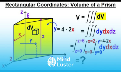 Calculus 3 Ch 13 1 Triple Integrals 9 of TBD Volume of a Prism
