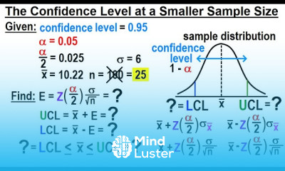 Statistics Ch 9 Hypothesis Testing 29 of 35 Confidence Limits at a Smaller Sample Size