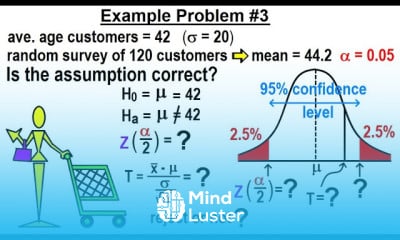 Statistics Ch 9 Hypothesis Testing 32 of 35 Example Problem 3