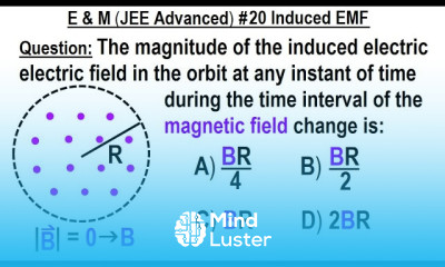 JEE Advanced Physics 2013 Paper 2 9 20 Induced EMF
