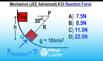 JEE Advanced Physics 2013 Paper 2 14 33 What is the Reaction Force
