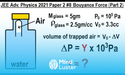 JEE Advanced Physics 2021 Paper 2 8 Bouyance Force Part 2