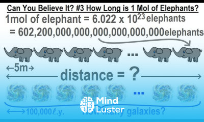 Can You Believe It 3 How Long is 1 Mol of Elephants