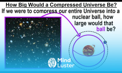 Can You Believe It 21 How Big Would a Compressed Universe Be
