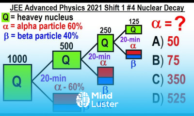 JEE Advanced Physics 2021 Shift 1 4 Nuclear Decay