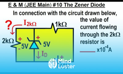 JEE Main Physics E M 10 The Zener Diode