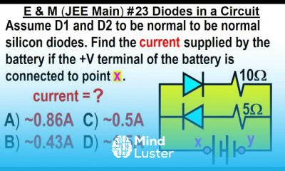 JEE Main Physics E M 23 Diodes in a Circuit