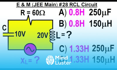 JEE Main Physics E M 28 RCL Circuit