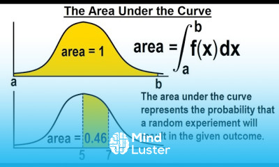 Statistics Ch 6 The Normal Probability Distribution 10 of 28 The Area Under the Curve