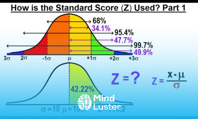 Statistics Ch 6 The Normal Probability Distribution 13 of 28 How to use Standard Score Z Part 1