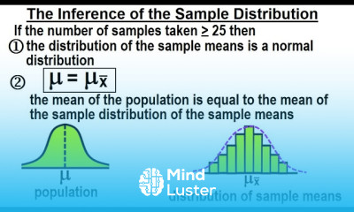 Statistics Ch 7 Sample Variability 3 of 14 The Inference of the Sample Distribution