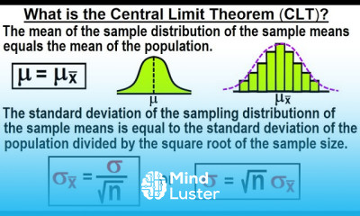 Statistics Ch 7 Sample Variability 6 of 14 What is the Central Limit Theorem CLT