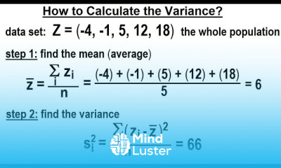 Covariance 2 of 17 How to Calculate the Variance