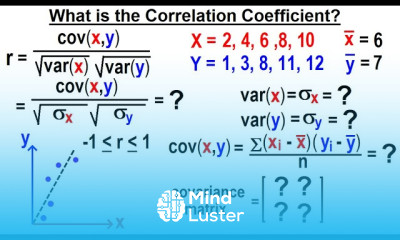 Covariance 8 of 17 What is the Correlation Coefficient