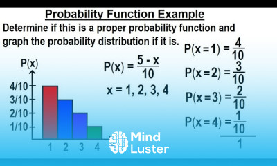 Statistics Ch 5 Discrete Random Variable 9 of 27 Probability Function Example
