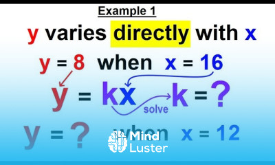 Algebra Ch 33 Variation 4 of 13 Example 1