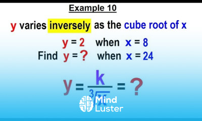 Algebra Ch 33 Variation 13 of 13 Example 10