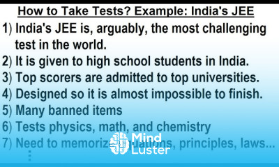 How to Take a Test Ex India s JEE 1 of 5 What is the JEE Advanced