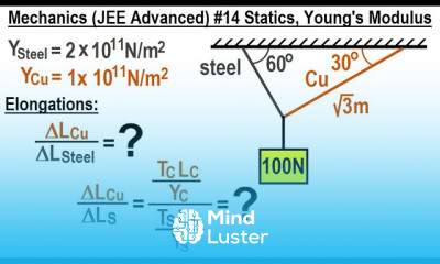 JEE Advanced Physics 2019 Paper 1 14 14 Statics Young s Modulus