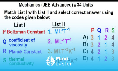JEE Advanced Physics 2013 Paper 2 17 34 Units