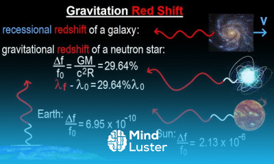 Astronomy General Relativity 11 of 17 Proof of Theory Gravitational Redshift
