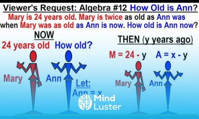 Viewer s Request Algebra 12 How Old Is Ann Can You Solve This
