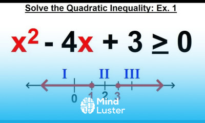 Algebra Ch 29 Quadratic Rational Inequalities 3 of 15 Solve the Inequality Ex 1