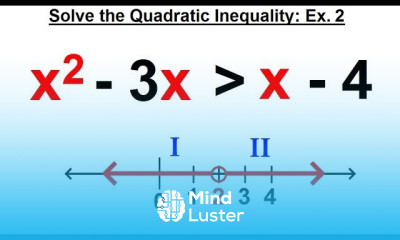 Algebra Ch 29 Quadratic Rational Inequalities 4 of 15 Solve the Inequality Ex 2