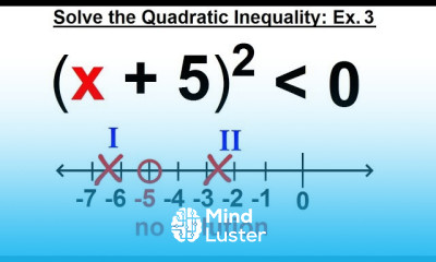 Algebra Ch 29 Quadratic Rational Inequalities 5 of 15 Solve the Inequality Ex 3