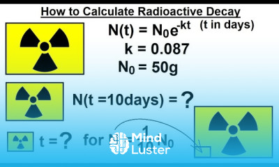 PreCalculus Logarithmic Exponential Functions 11 of 20 Calculating Radioactive Decay