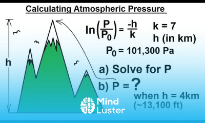 PreCalculus Logarithmic Exponential Functions 13 of 20 Calculating Atmospheric Pressure