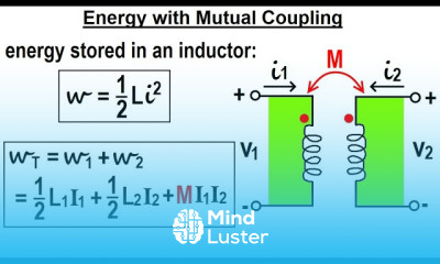 Electrical Engineering Ch 14 Magnetic Coupling 20 of 55 Energy with Mutual Coupling