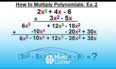Algebra Ch 5 Polynomials 14 of 31 How to Multiply Polynomials Ex 2