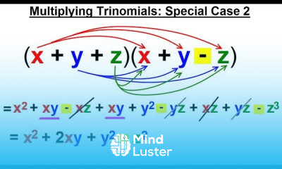 Algebra Ch 5 Polynomials 18 of 31 Multiplying Trinomials Special Case 2