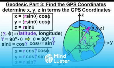 Physics Test Your Knowledge Vectors 23 of 30 Geodesic Part 3 Find the GPS Coordinates