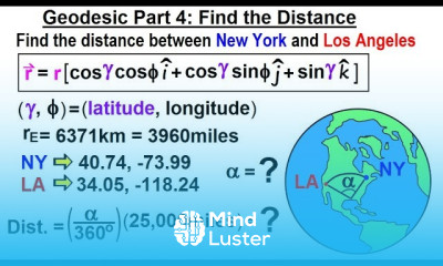 Physics Test Your Knowledge Vectors 24 of 30 Geodesic Part 4 Find the Distance