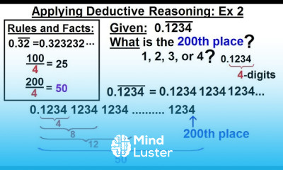 Geometry Ch 2 Reasoning and Proofs 15 of 46 Applying Deductive Reasoning Ex 2