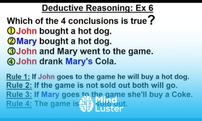 Geometry Ch 2 Reasoning and Proofs 19 of 46 Deductive Reasoning Ex 6