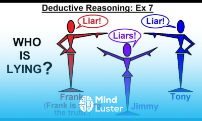 Geometry Ch 2 Reasoning and Proofs 20 of 46 Who is lying Deductive Reasoning Ex 7
