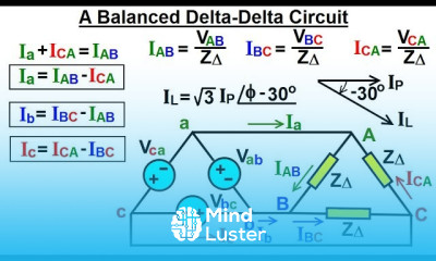 Electrical Engineering Ch 13 3 Phase Circuit 26 of 53 A Balanced Delta Delta Circuit Ex 1