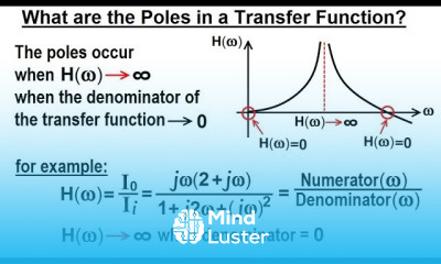 Electrical Engineering Ch 15 Frequency Response 10 of 56 What are the Poles in a Transfer Fct