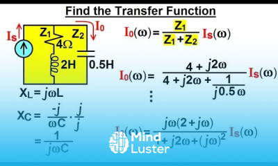 Electrical Engineering Ch 15 Frequency Response 11 of 56 Find the Transfer Function
