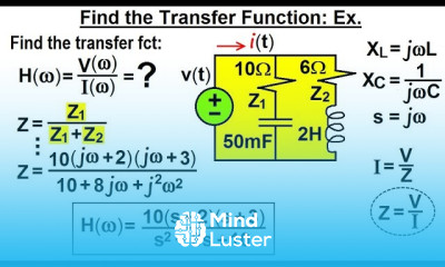Electrical Engineering Ch 15 Frequency Response 13 of 56 Find the Transfer Function Ex