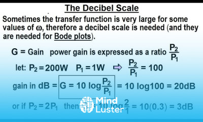 Electrical Engineering Ch 15 Frequency Response 15 of 56 The Decibel Scale